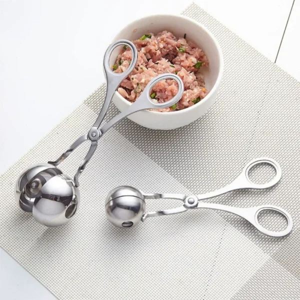 Stainless steel meatball holder, meatball maker, home kitchen tool, meatball, small tool, rice ball mold - Image 4