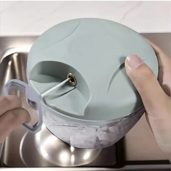 Home Kitchen Manual Ginger Grinder Garlic Mud Splasher Multifunctional Vegetable Cutter Handheld Meat Grinder Modern Minimalist - Image 5