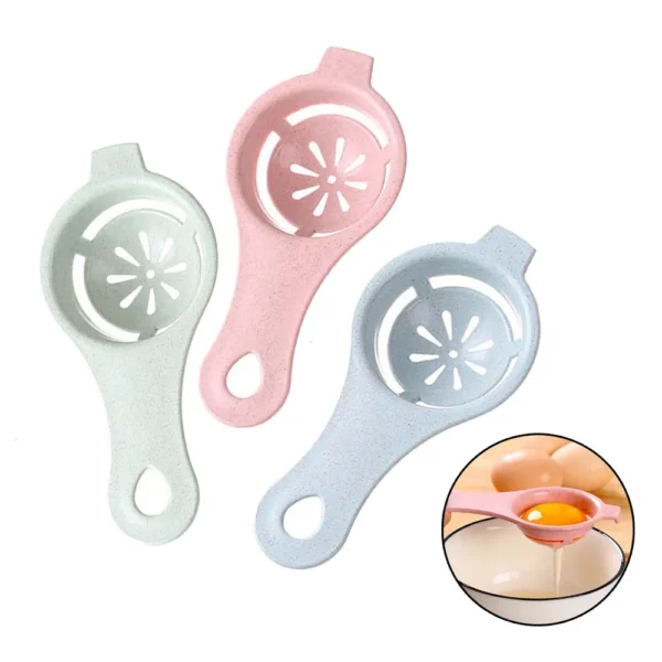 For Egg White Yolk Separator Baking Tool Cooking Sieve Filter Kitchen Essential Essential Tools For Living In The Home Room - Image 2