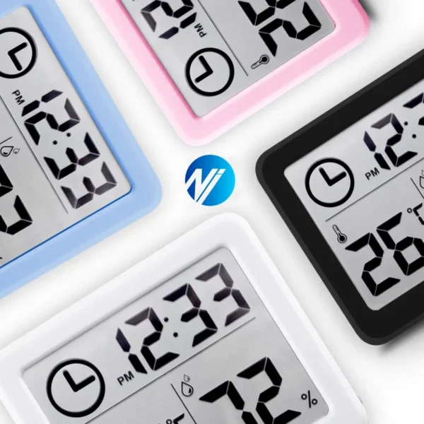Digital Clock Desk Clock with Temperature Humidity Wall Clocks for Home Kitchen Office Desk Decorations NIDITON - Image 6