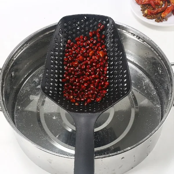 Strainer Spoon Large Funnel Fried Food Strainer Vegetable Food Water Filter Portable Home Kitchen Cooking Tools - Image 4