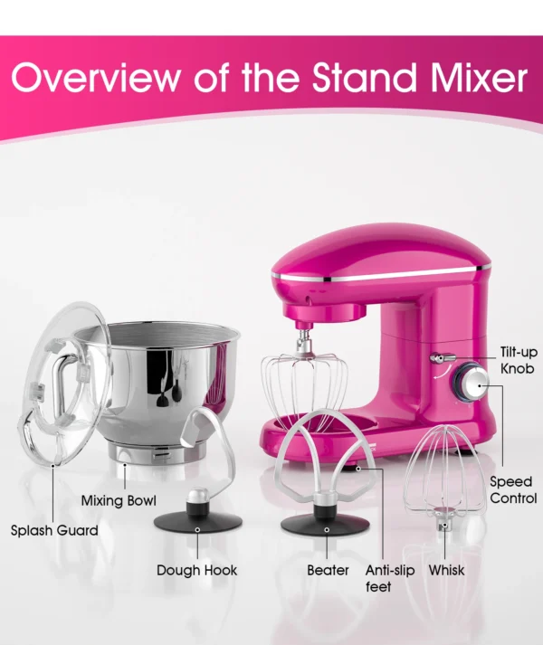 Home Appliances Electric Flour Mixer For Batidora Kitchen Cuisine Aid Robot 1500w Bakery Dough Stand Food Mixer - Image 6