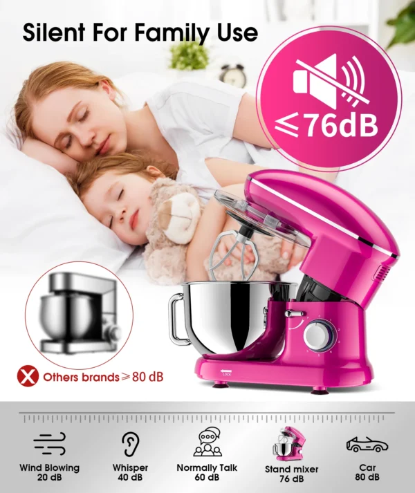 Home Appliances Electric Flour Mixer For Batidora Kitchen Cuisine Aid Robot 1500w Bakery Dough Stand Food Mixer - Image 5