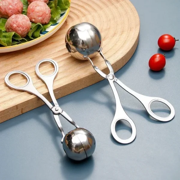 Stainless steel meatball holder, meatball maker, home kitchen tool, meatball, small tool, rice ball mold - Image 2