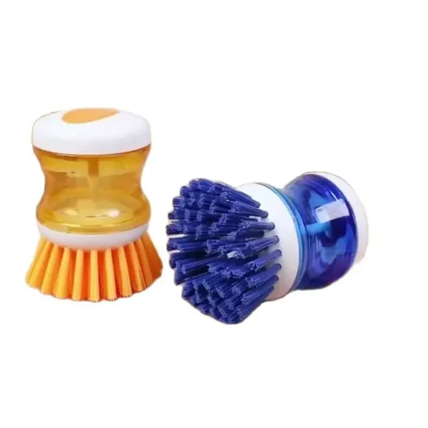 1PC Kitchen Dish Brush With Liquid Soap Dispenser Plastic Pot Dish Cleaning Brush Home Cleaning Product Kitchen Washing Utensils - Image 2