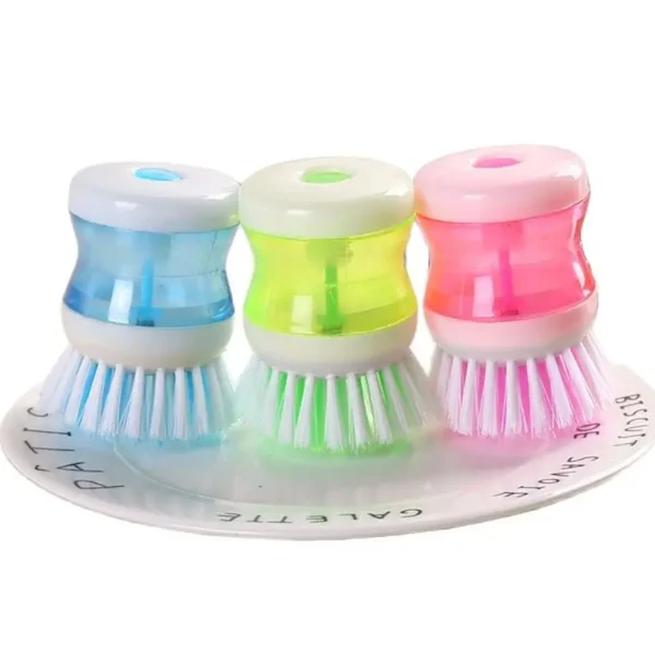 1PC Kitchen Dish Brush With Liquid Soap Dispenser Plastic Pot Dish Cleaning Brush Home Cleaning Product Kitchen Washing Utensils - Image 6
