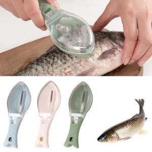 Fish Scales Graters Scraper Fish Cleaning Tool Scraping Scales Device with Cover Home Kitchen Cooking Fishing Tool Pesca Tackle